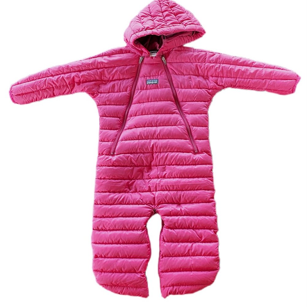 Patagonia Pink Hi-Loft Down Sweater Bunting - 12